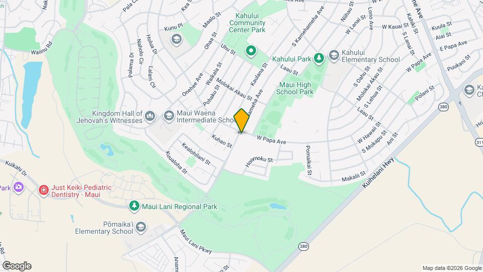 633 S Kamehameha Ave Mapa y Detalles de la Ubicación