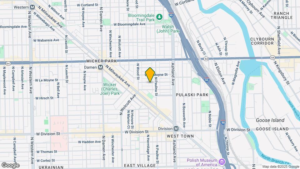 1721 W Julian St Map and Location Details