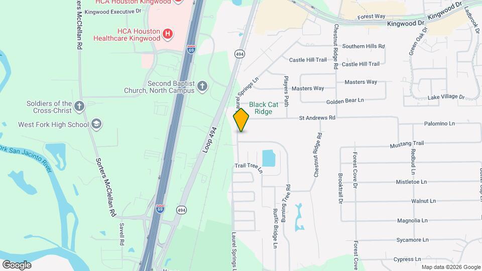 1710 Laurel Springs Ln Map and Location Details