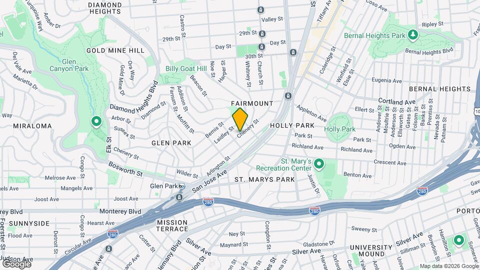 362 Chenery St Map and Location Details