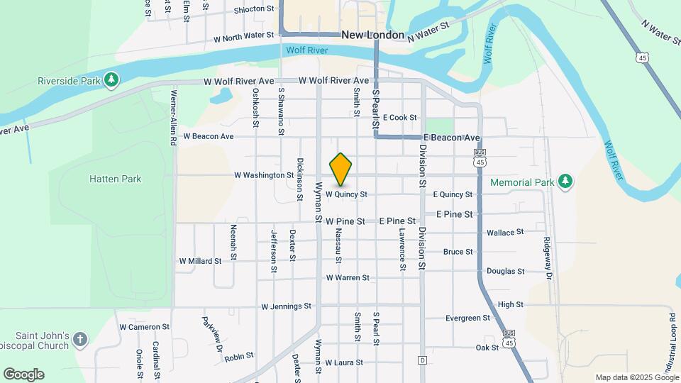 215 W Quincy St Map and Location Details