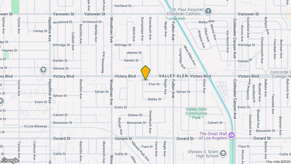 13451 Friar St Map and Location Details