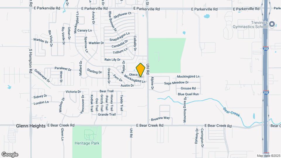 1626 Mockingbird Ln Map and Location Details