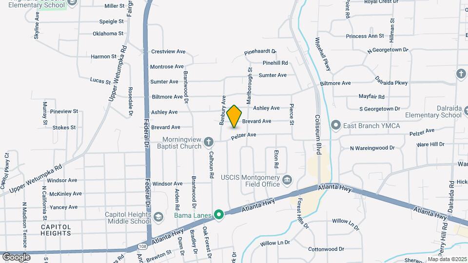 2923 Pelzer Ave Map and Location Details