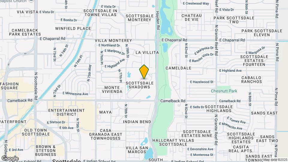 7950 E Camelback Rd Map and Location Details