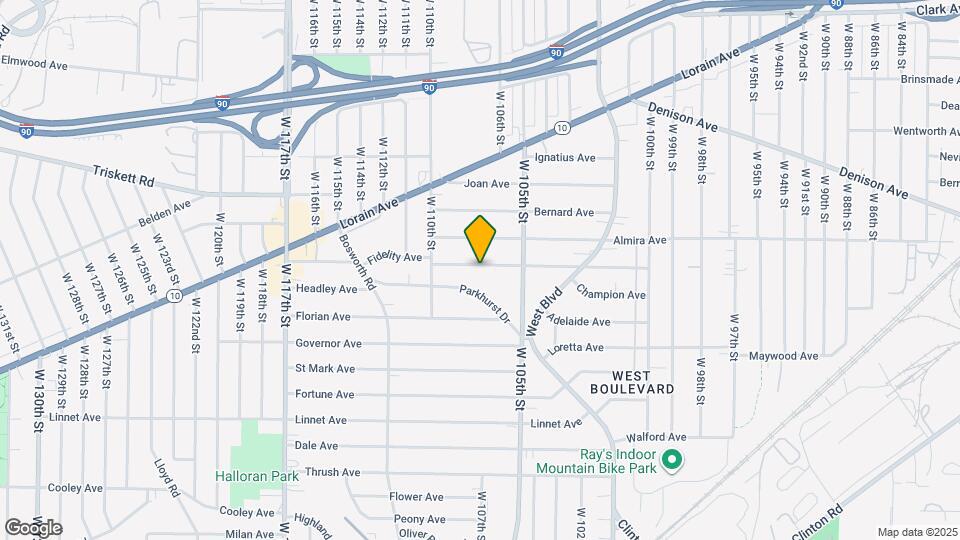 10705 Fidelity Ave Map and Location Details