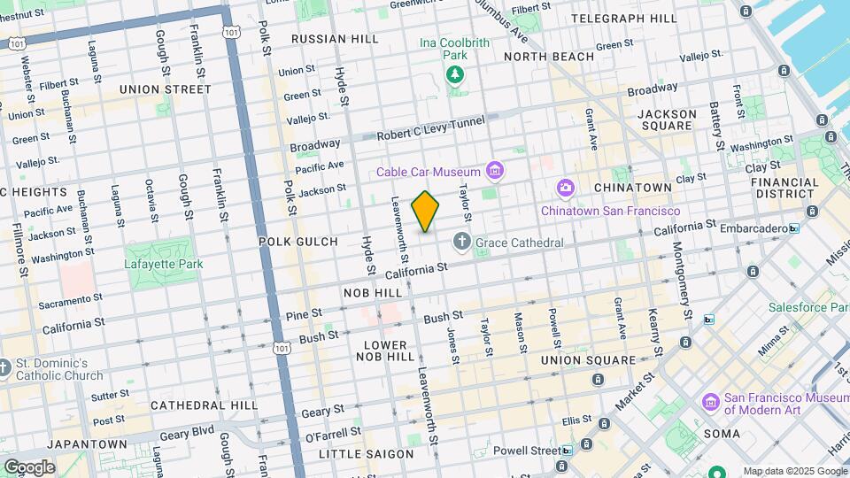 1322 Sacramento St Map and Location Details