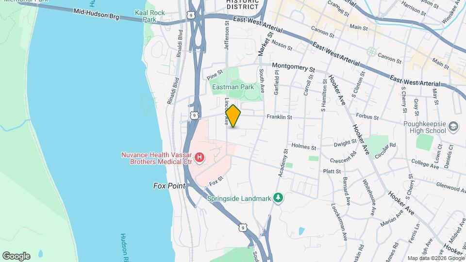 1 Dean Pl Map and Location Details