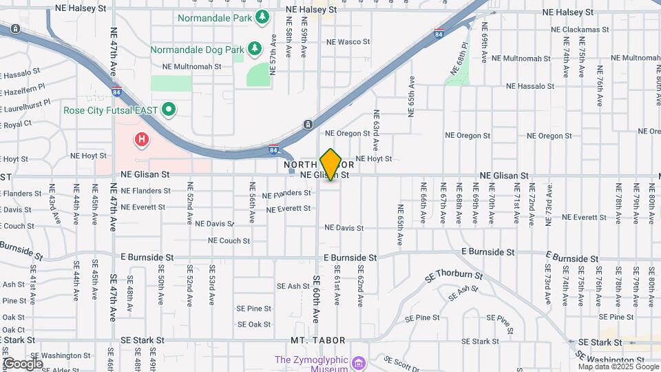 6045 NE Flanders St Map and Location Details