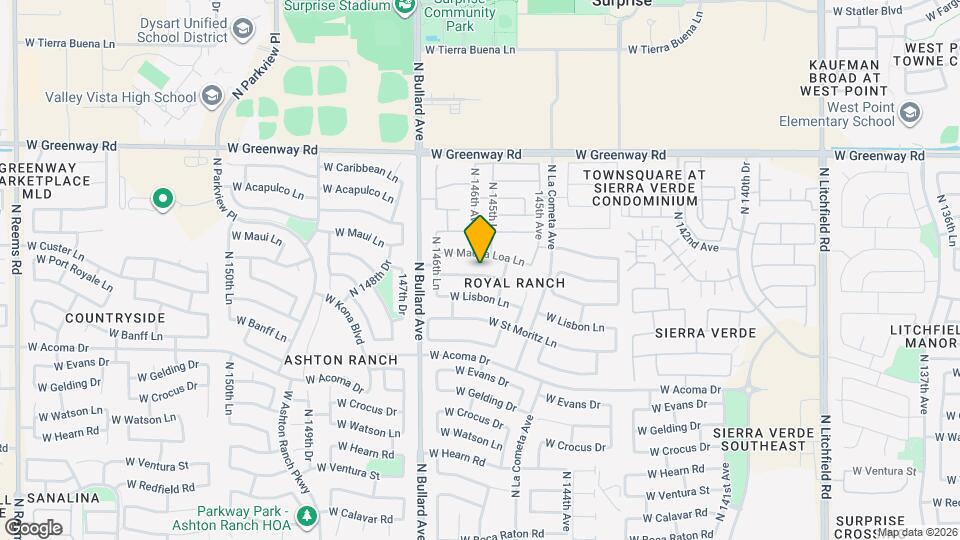 14580 W Banff Ln Map and Location Details