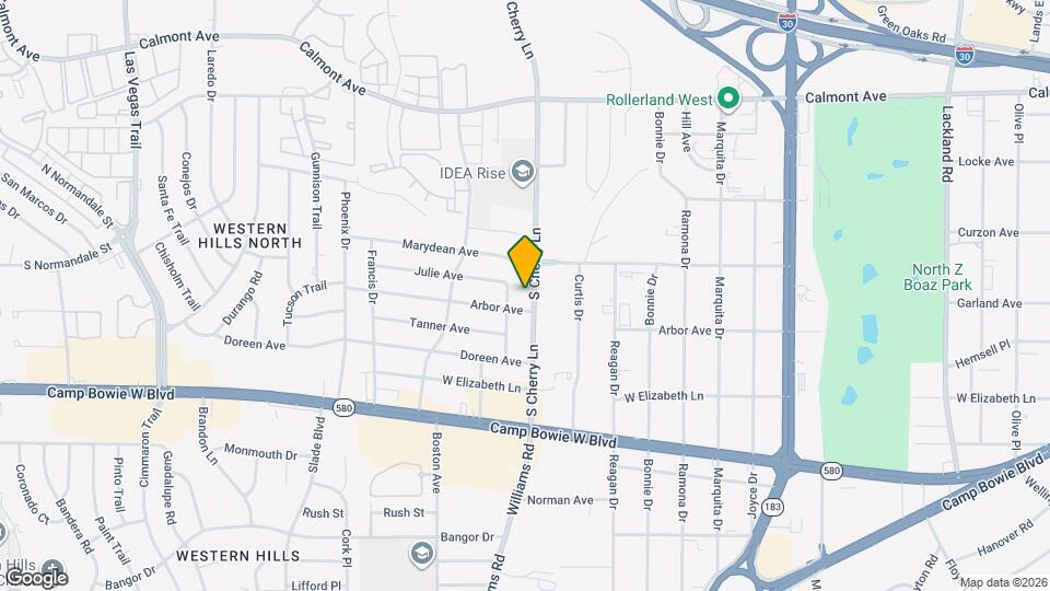 3126 S Cherry Ln Map and Location Details