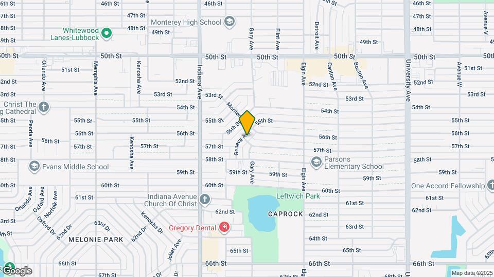 5605 Geneva Ave Map and Location Details