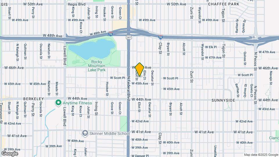 4532 Eliot St Map and Location Details