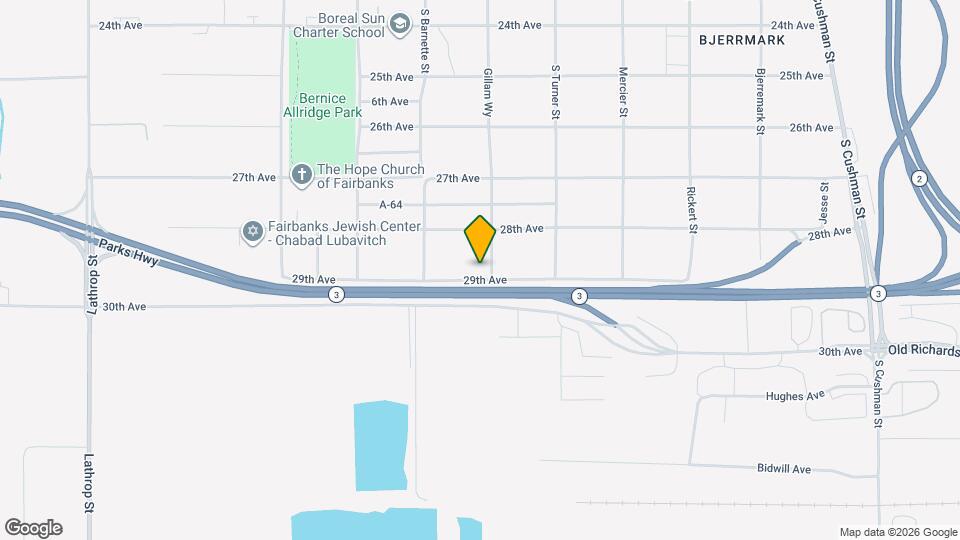 2812 Gillam Way Map and Location Details