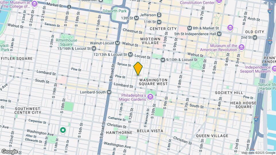 341 S 12th St Map and Location Details