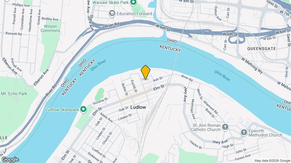 122 Ash St Map and Location Details