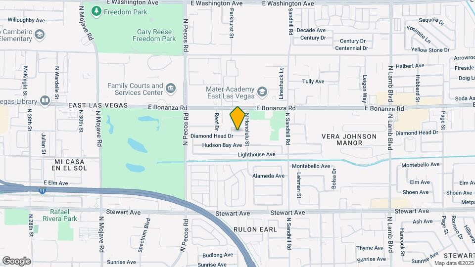 3812 Surfrider Ln Mapa y Detalles de la Ubicación