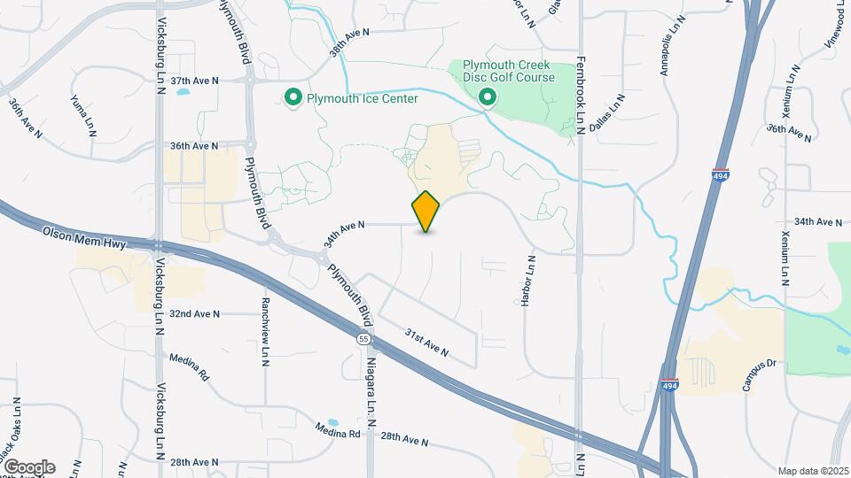 3345 Minnesota Ln N Map and Location Details