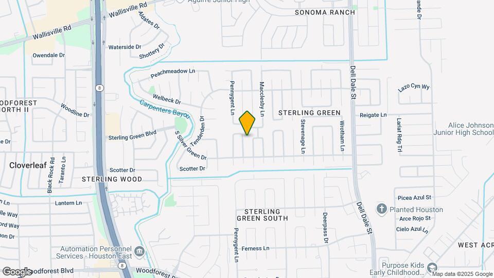 1350 Holbech Ln Map and Location Details