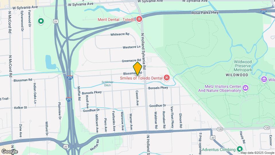 5923 Blossman Rd Mapa y Detalles de la Ubicación