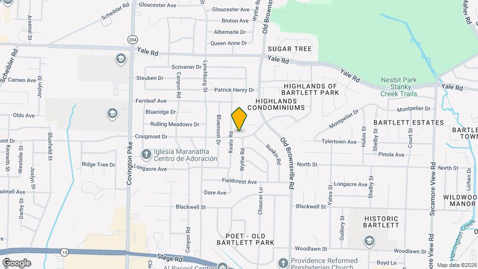 5350 Craigmont Dr Mapa y Detalles de la Ubicación