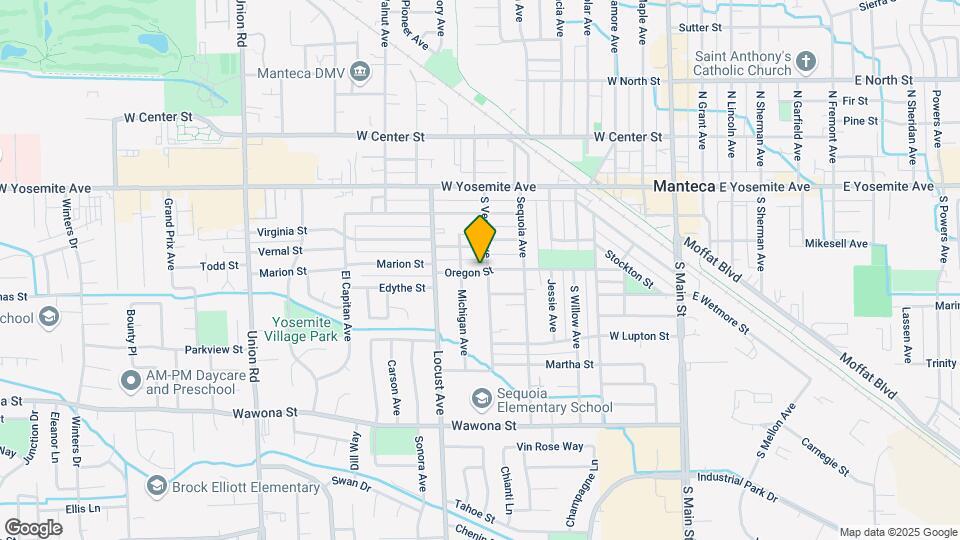 329 S Veach Ave Map and Location Details