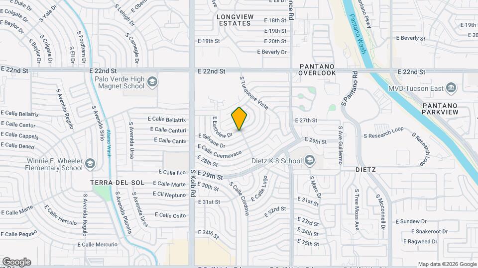 7268 E Eastview Dr Map and Location Details