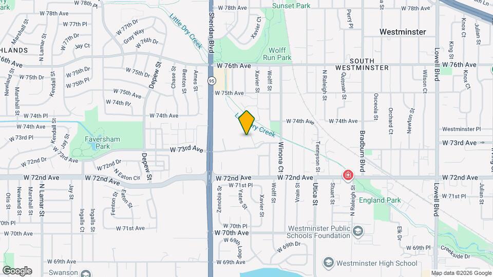 4939 W 73rd Ave Map and Location Details