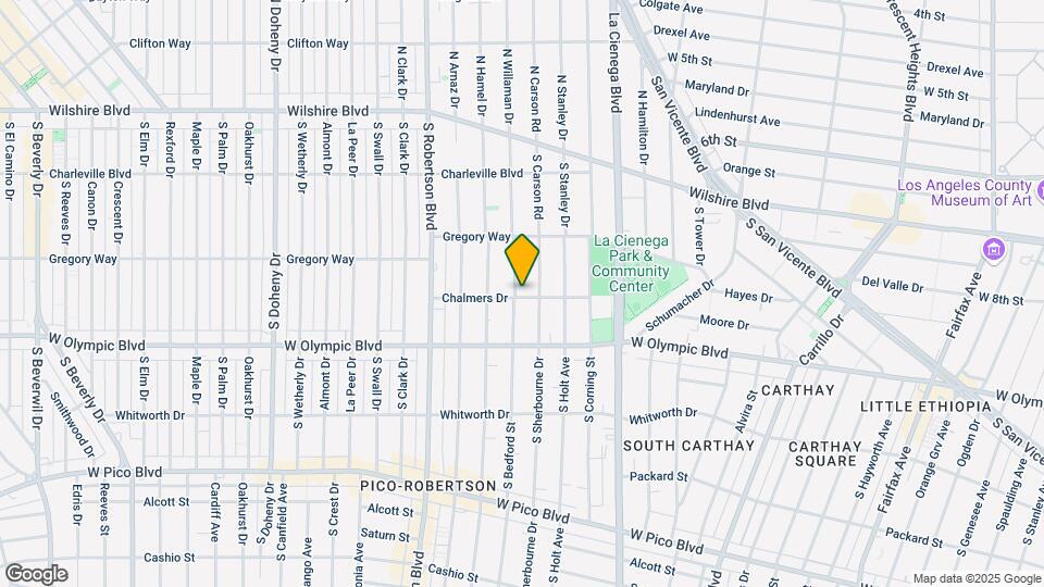 858 S Bedford St Mapa y Detalles de la Ubicación