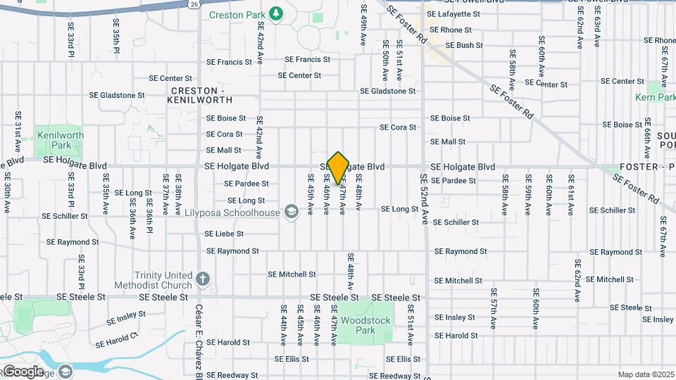 4609 SE 47th Ave Map and Location Details