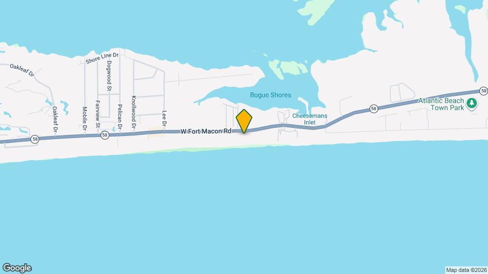 2111 W Fort Macon Rd Mapa y Detalles de la Ubicación