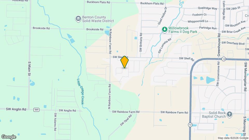 3803 SW Kite Dr Map and Location Details