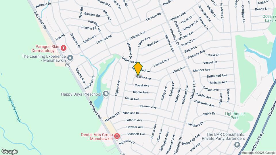 1217 Galley Ave Map and Location Details