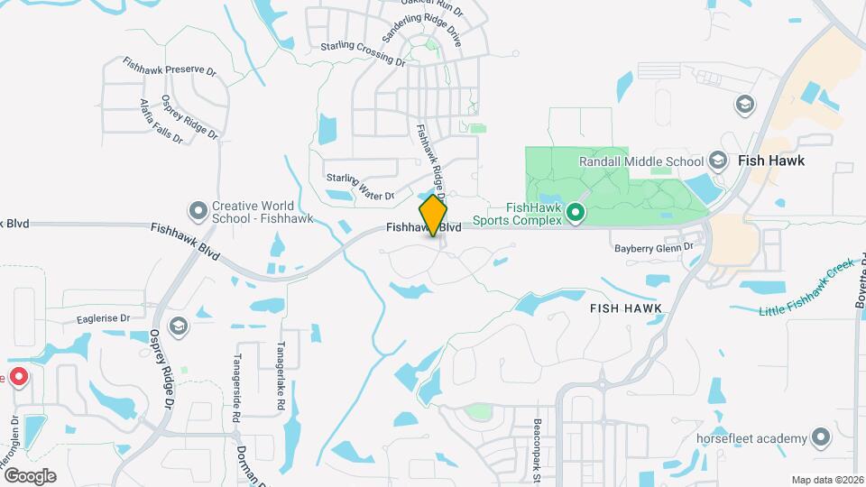 15792 Fishhawk Falls Dr Map and Location Details