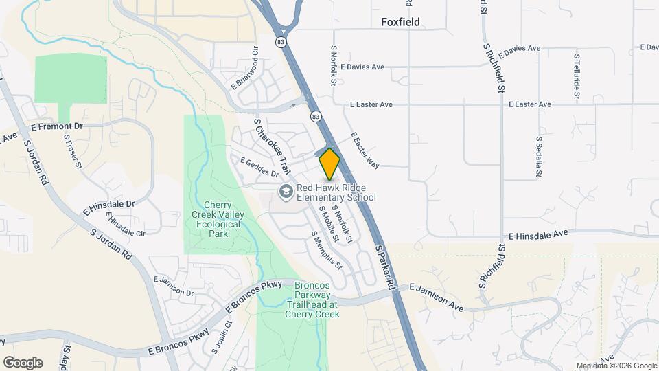 16346 E Fremont Ave Map and Location Details
