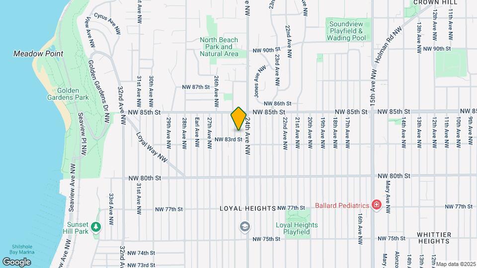 8308 25th Ave NW Mapa y Detalles de la Ubicación