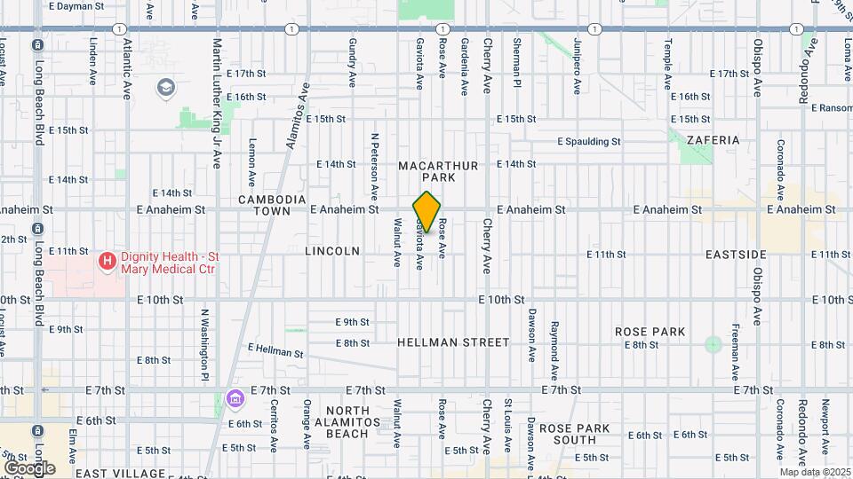1200 Gaviota Ave-Unit -APT 110 Mapa y Detalles de la Ubicación
