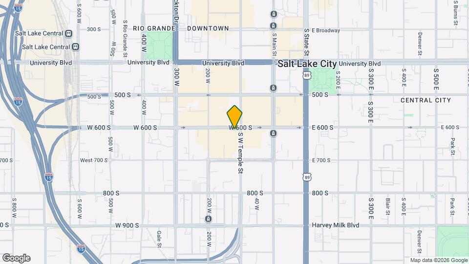 105 W 600 S, Unit SI ID1594743P Map and Location Details