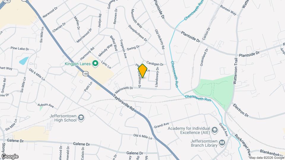 2719 Cranston Dr Map and Location Details