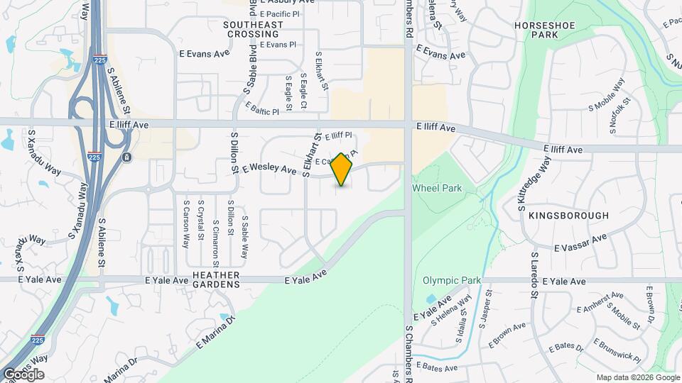 2448 S Evanston St Mapa y Detalles de la Ubicación