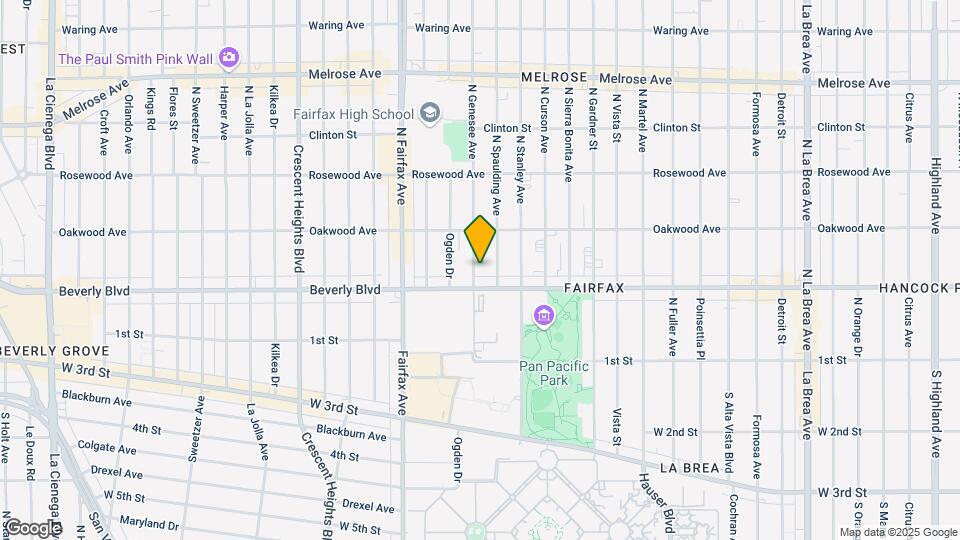 320 N Genesee Ave Map and Location Details