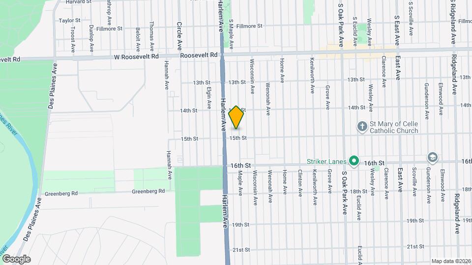 1440 Maple Ave Map and Location Details