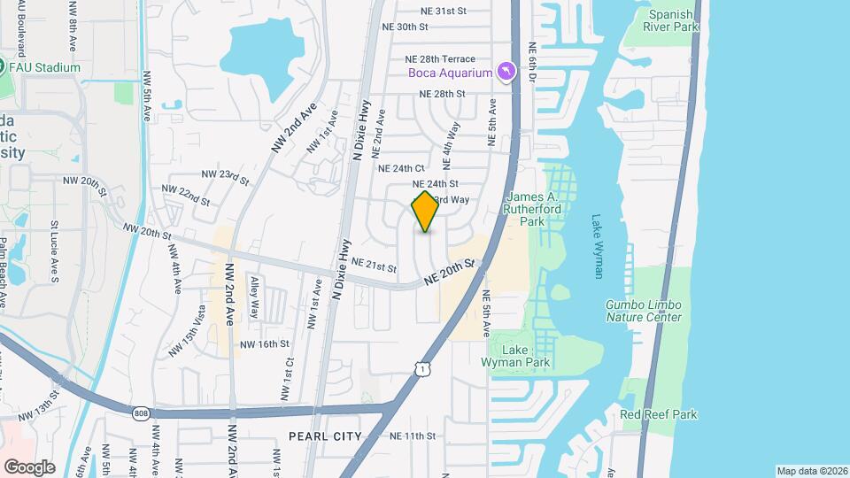 2145 NE 4th Ct Map and Location Details