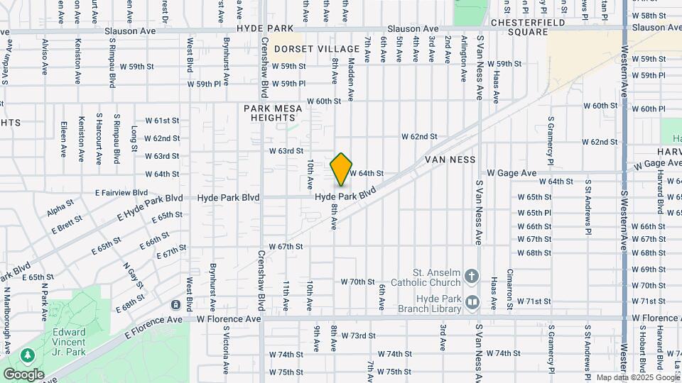 6430 8th Ave. Map and Location Details