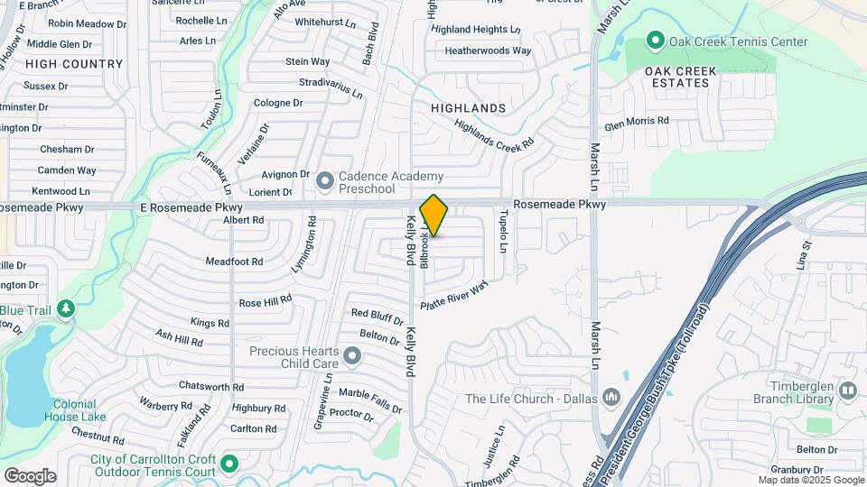 2714 Stevens Point Ln Map and Location Details