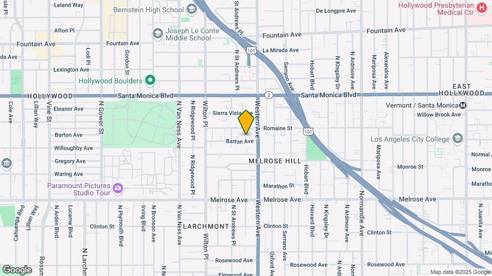 5427 Barton Ave Map and Location Details