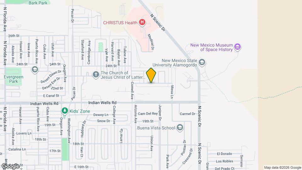 2360 Mesa Ln Map and Location Details