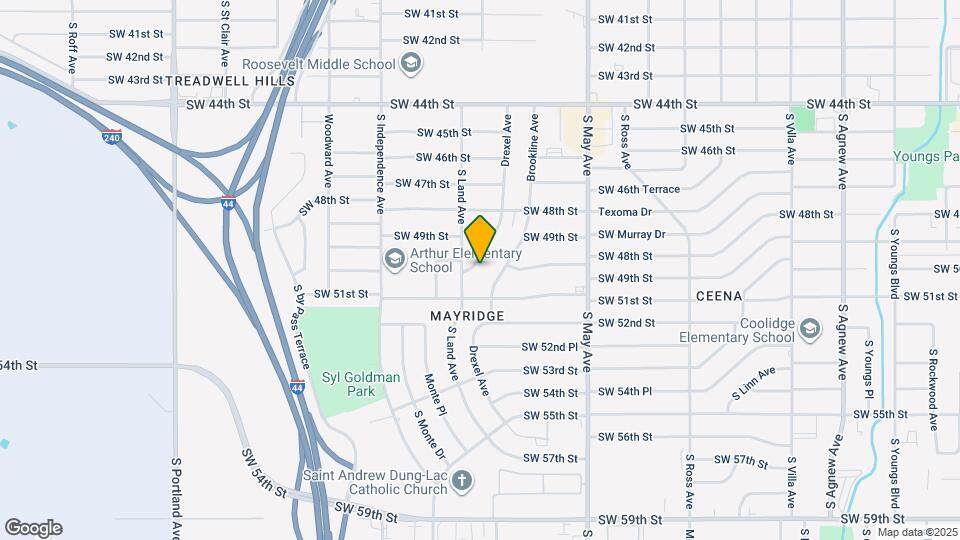 5016 Drexel Ave Map and Location Details
