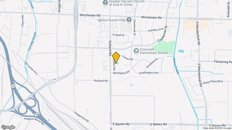 3844 Marston Rd Map and Location Details