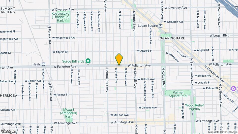 3531 W Fullerton Ave, Unit 3 Mapa y Detalles de la Ubicación